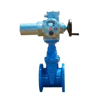 Electric Resilient Seated Gate Valve | DN50-DN600 Motorized Soft Sealing Gate Valve PN16/PN25