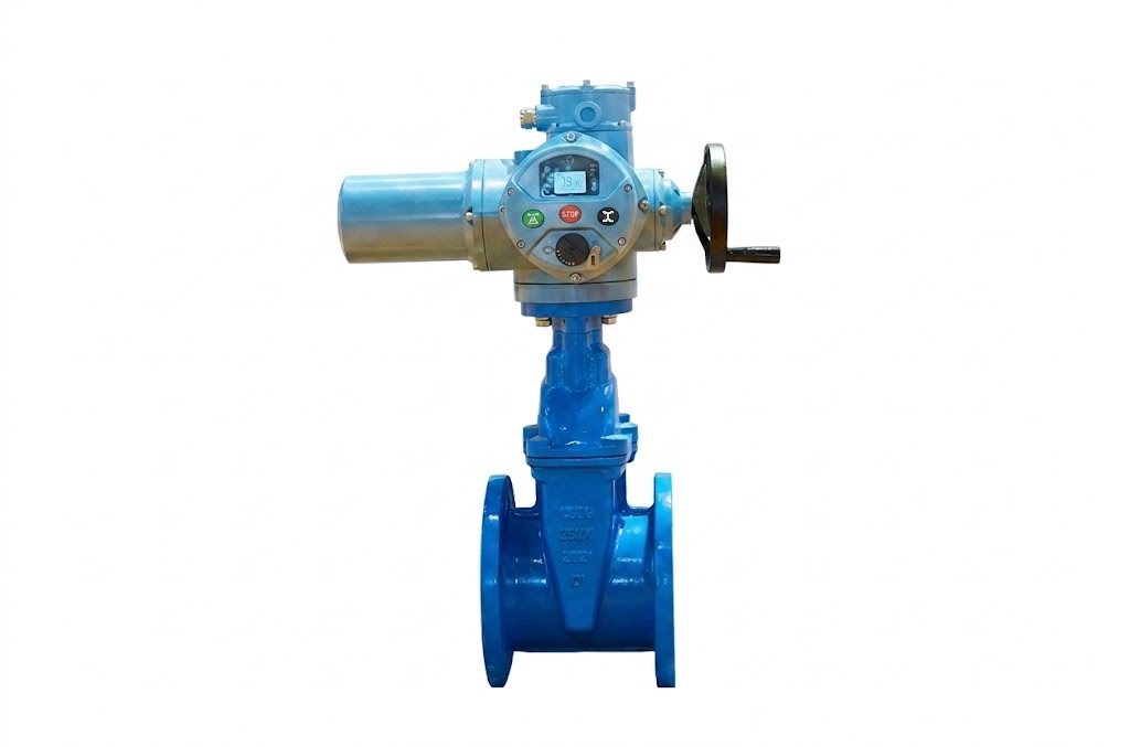 Electric Resilient Seated Gate Valve | DN50-DN600 Motorized Soft Sealing Gate Valve PN16/PN25
