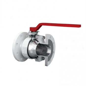 Cast steel floating ball valve with WCB body for industrial pipeline