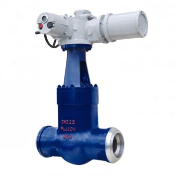 Electric high temperature and high pressure power plant gate valve Z960Y series main view
