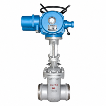 Electric water sealed gate valve DSZ964H series main product view for vacuum isolation systems