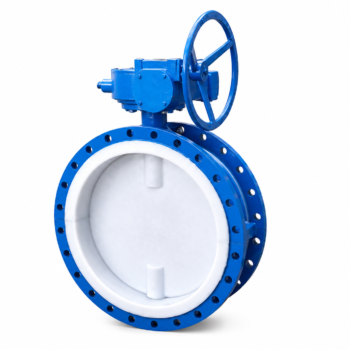 Flanged Fluorine Lined Centerline Butterfly Valve | DN40–1000 PN10–16