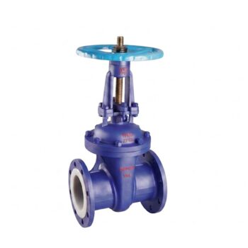 Flanged Fluorine-Lined Gate Valve for Sulfuric Acid and Aqua Regia