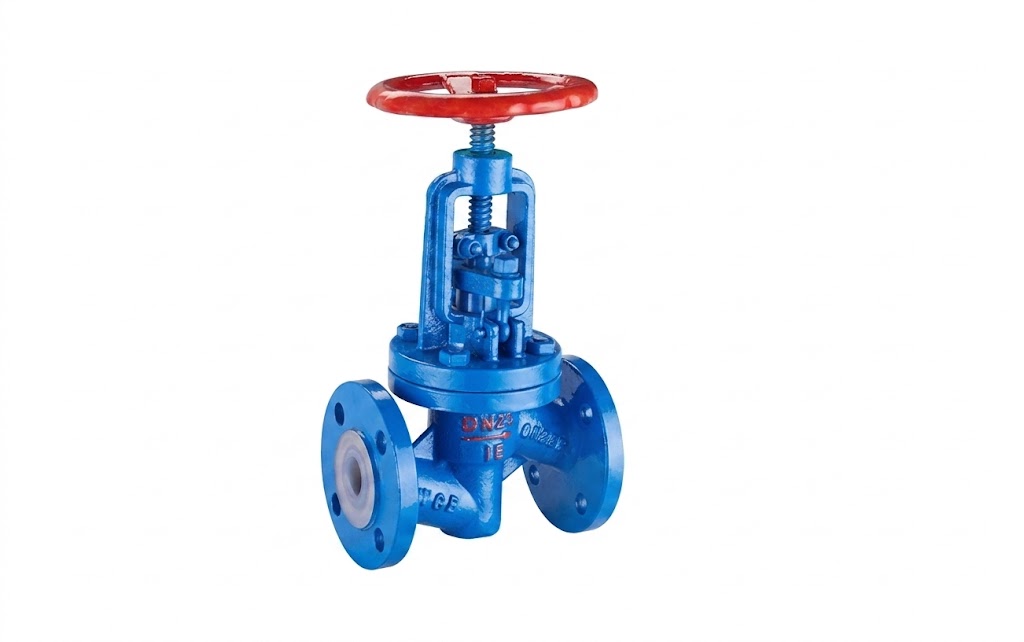 Flanged Fluorine Lined Globe Valve | FEP Lined DN15–350 PN10-64