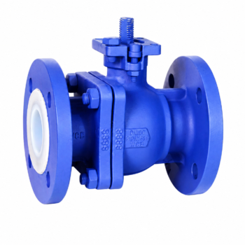 Fluorine-Lined Flanged Ball Valve | DN50-DN600 | For Concentrated Acid