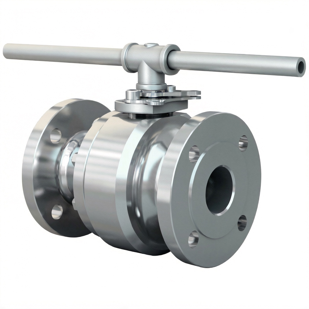 Forged steel floating ball valve with A105 body for high-pressure applications