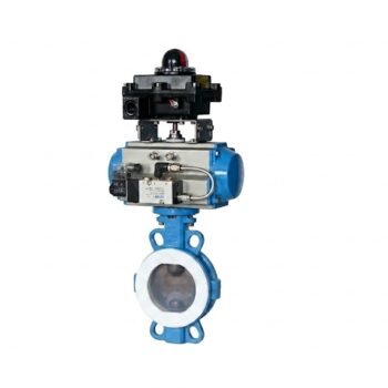 VODEX Pneumatic Fluorine-Lined Wafer Butterfly Valve D671F Main Image