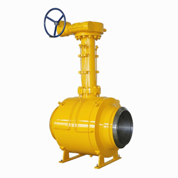Vodex Q367F large diameter fully welded ball valve with butt welded ends designed for high pressure natural gas transmission pipelines.